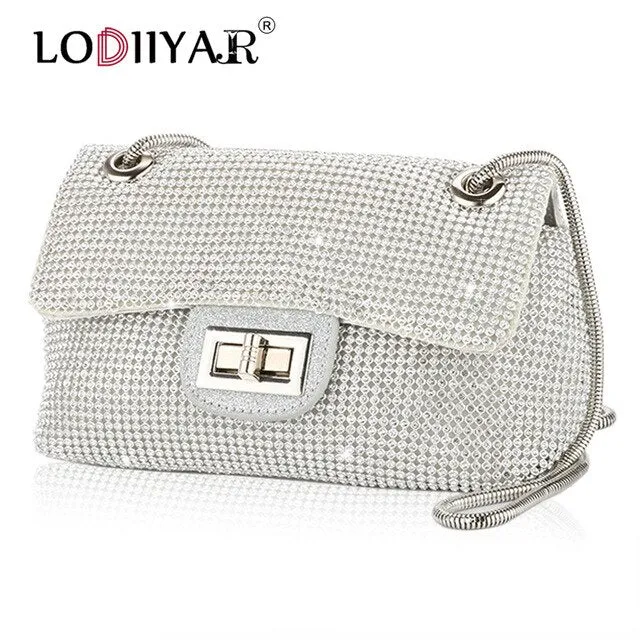 Diamonds Rhinestone Shoulder Bags