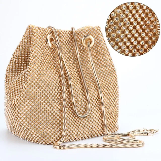 Diamonds Rhinestone Shoulder Bags