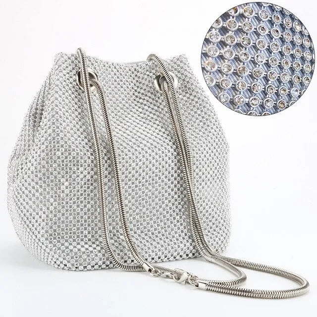 Diamonds Rhinestone Shoulder Bags