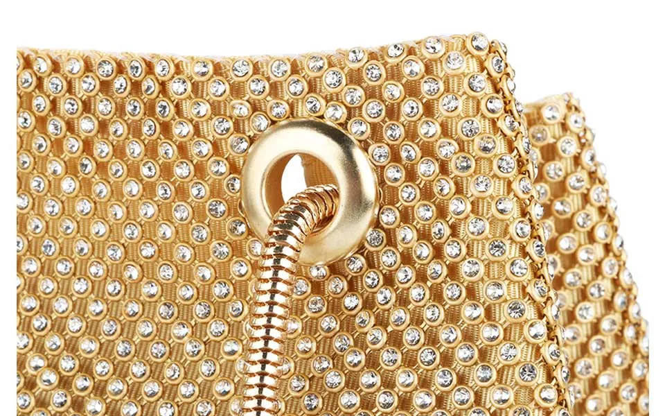 Diamonds Rhinestone Shoulder Bags