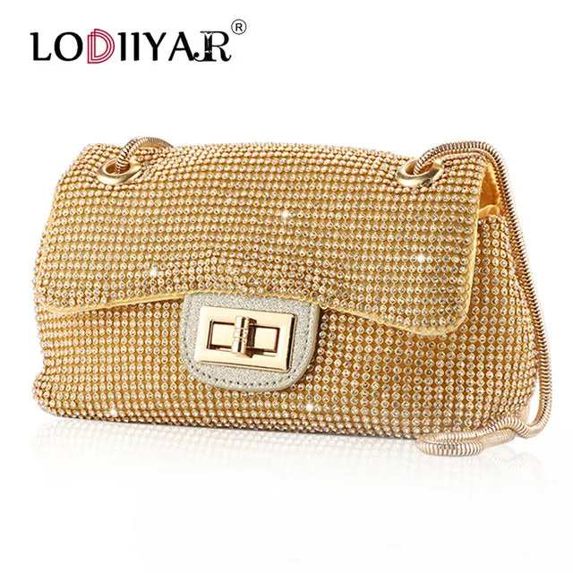 Diamonds Rhinestone Shoulder Bags
