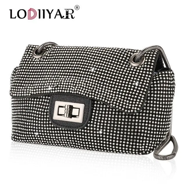 Diamonds Rhinestone Shoulder Bags