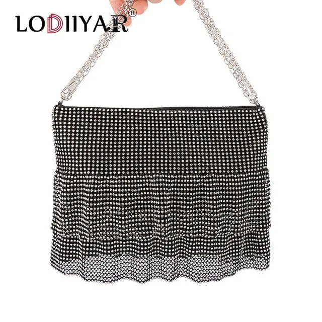 Diamonds Rhinestone Shoulder Bags