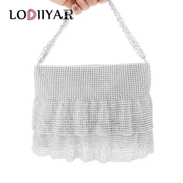 Diamonds Rhinestone Shoulder Bags