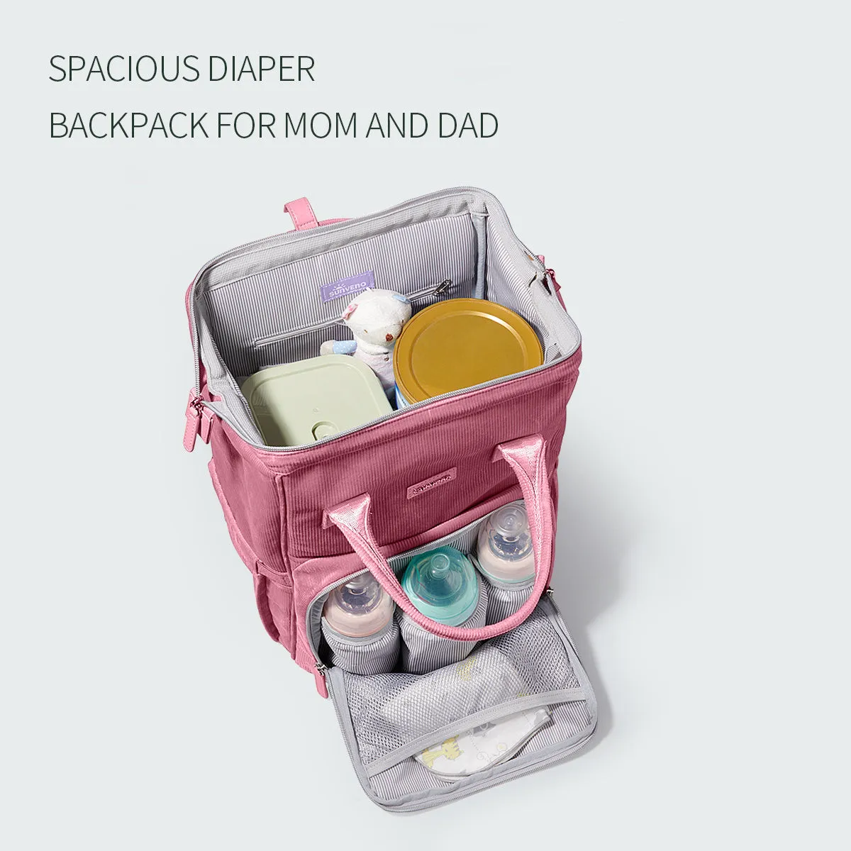 Diaper Large Capacity Tote Shoulder Nappy Bag