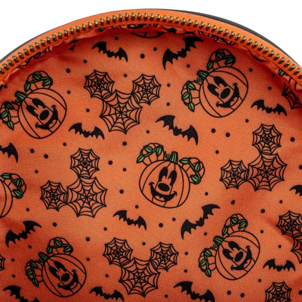 Disney - Mickey Mouse: Glow In The Dark Mickey-O-Lantern Loungefly Mini Backpack