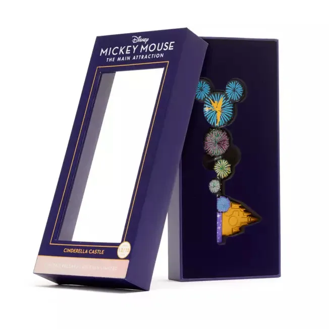 Disney Mini Backpack Ears Key Set Mickey Mouse Cinderella's Castle Main Attraction Fireworks Loungefly