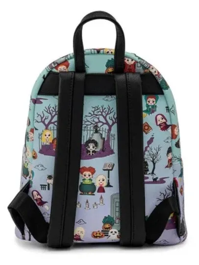Disney Mini Backpack Hocus Pocus Scene AOP Loungefly