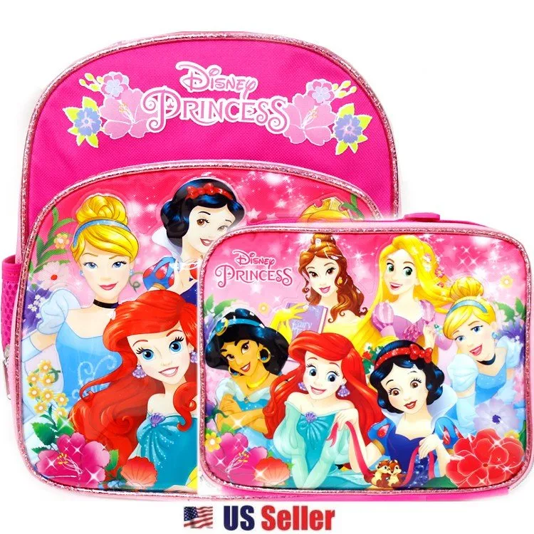 Disney Princess 10" 12" Backpack Lunch Bag