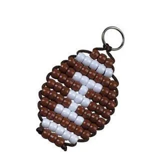 DIY Beaded Sports Ball Key-Chains (24 Pack)
