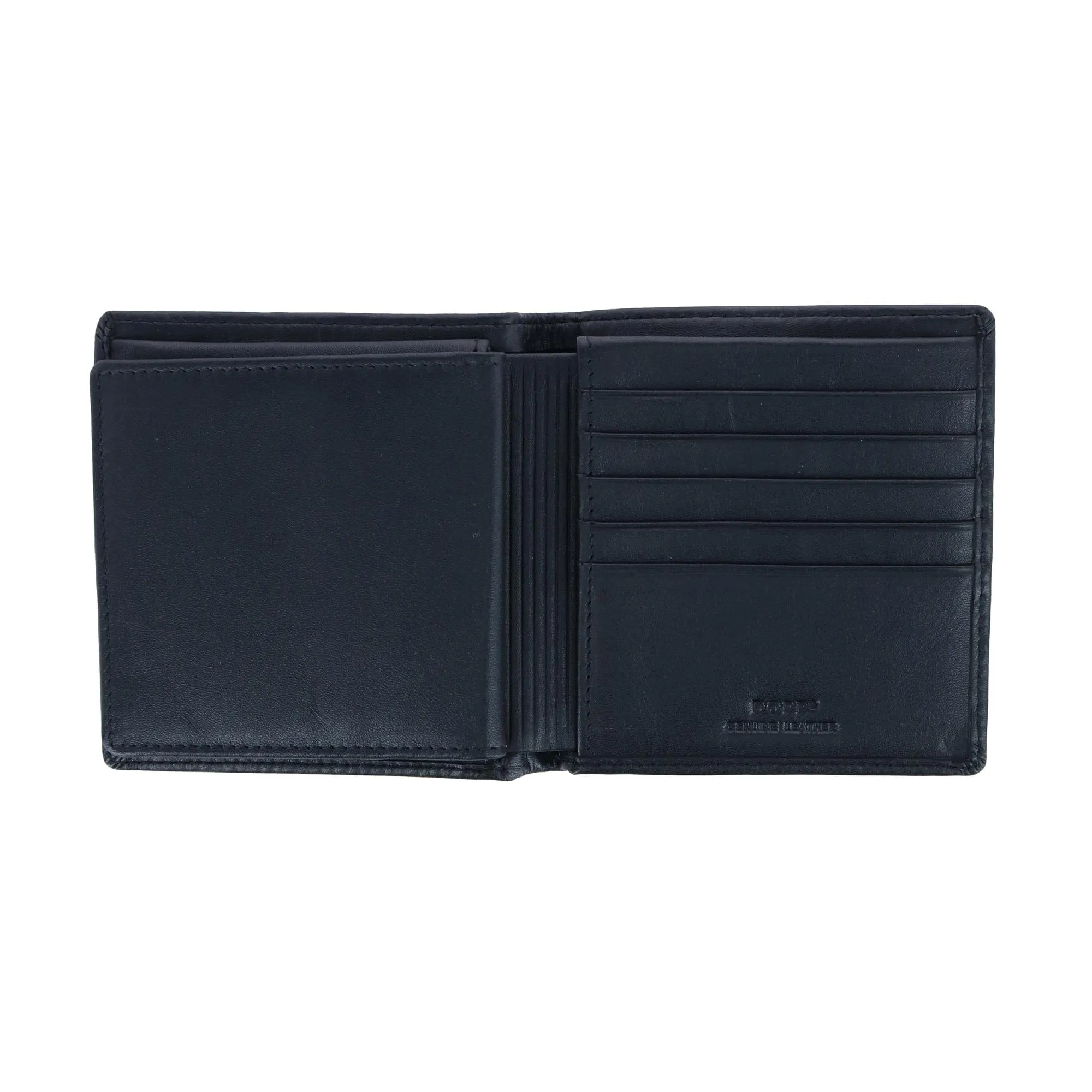 DOPP Men's Leather Dopp Regatta RFID Convertible Cardex Hipster Wallet
