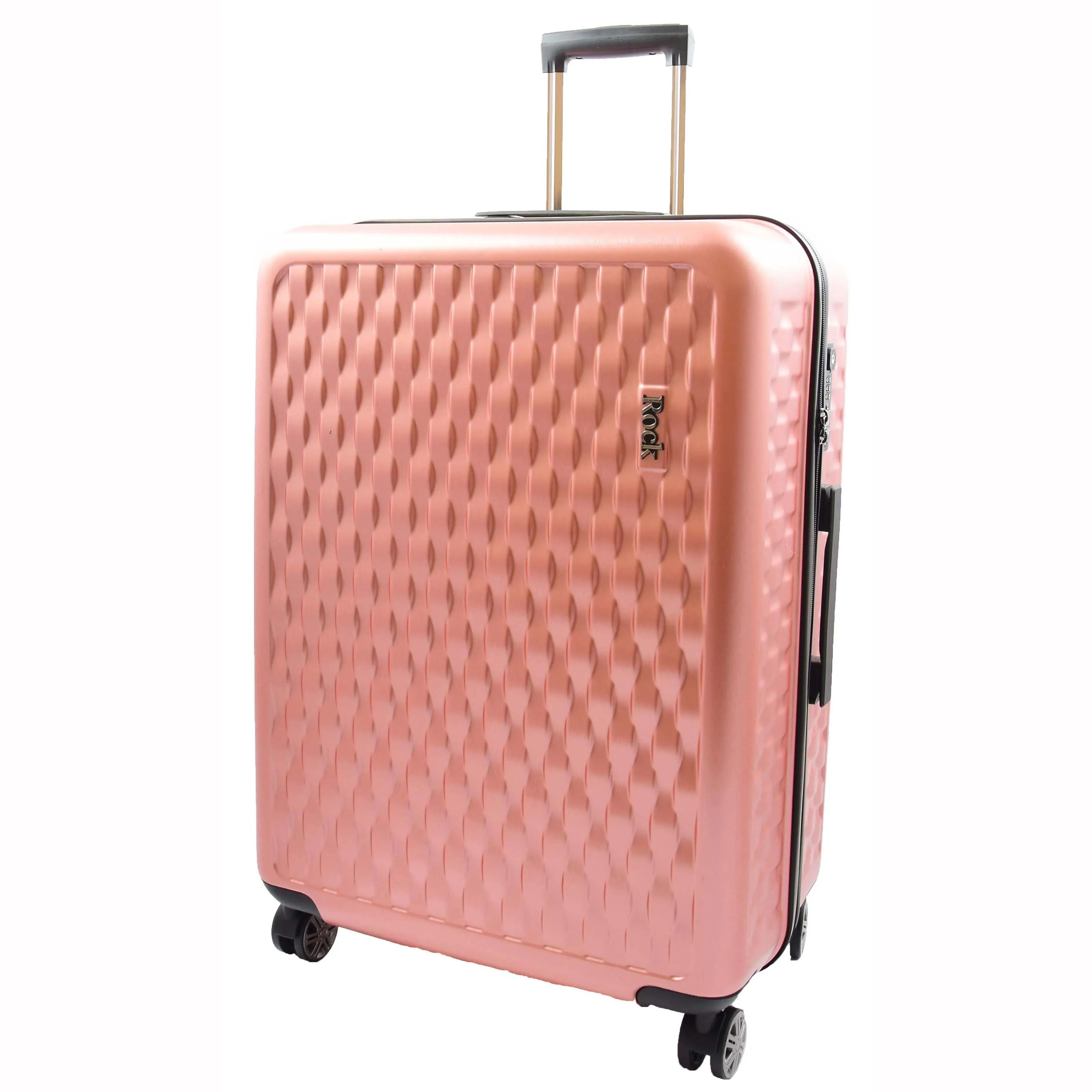DR511 Travel Luggage 360 Spinner With 8 Wheels Rose Pink
