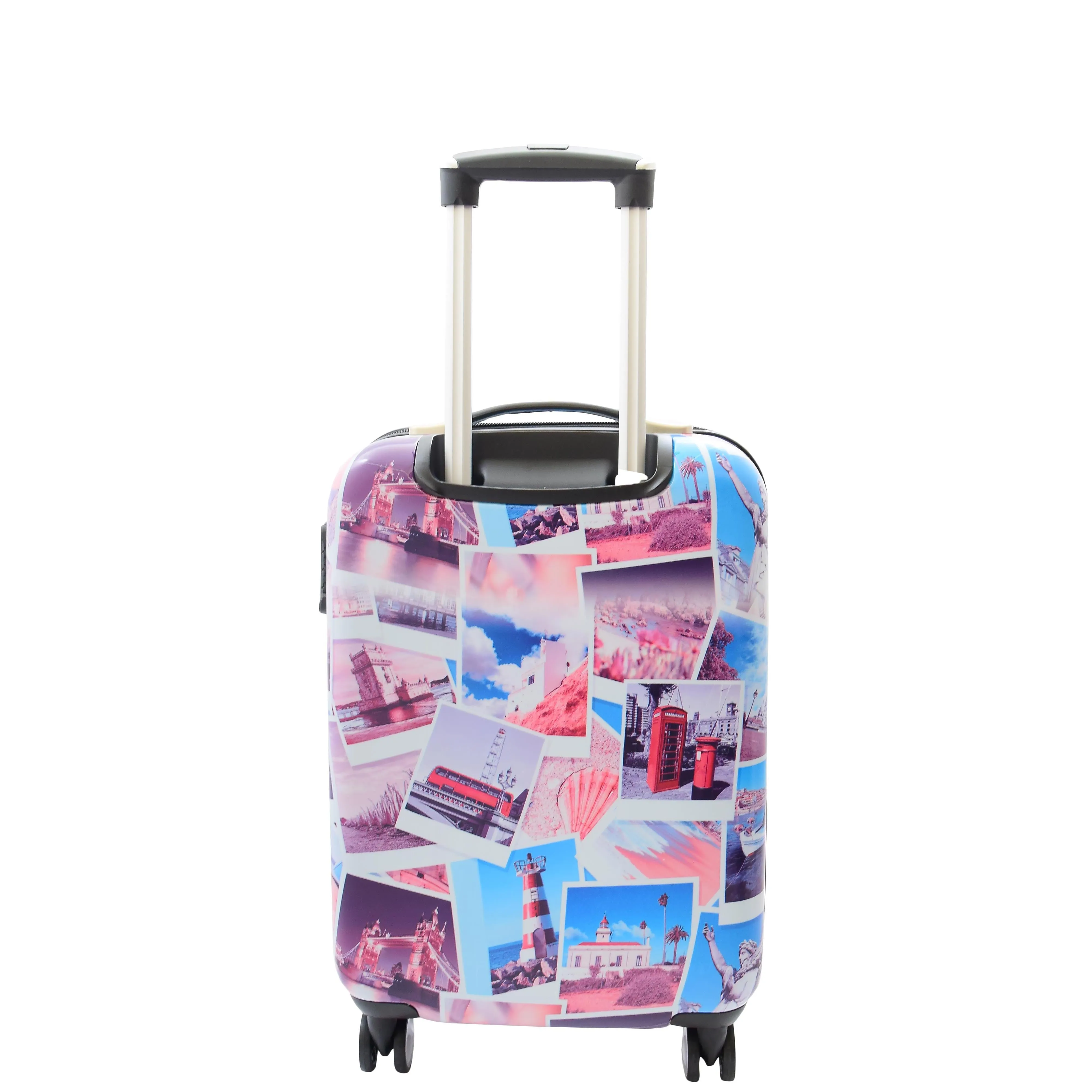 DR522 Hard Shell Luggage Suitcase With Four Wheels Post Card Print