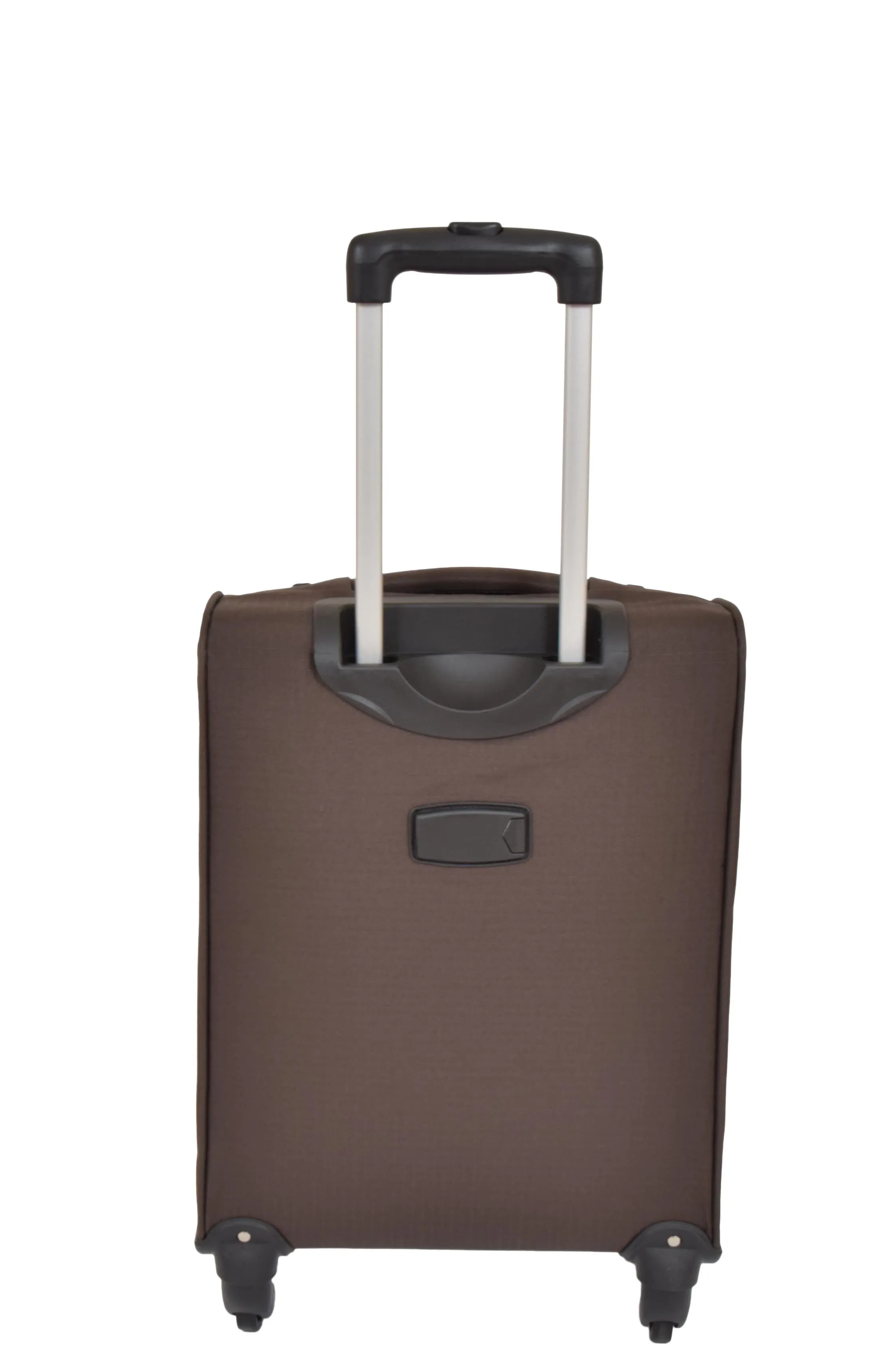 DR526 Soft Cabin Size Wheeled Suitcase Coffee