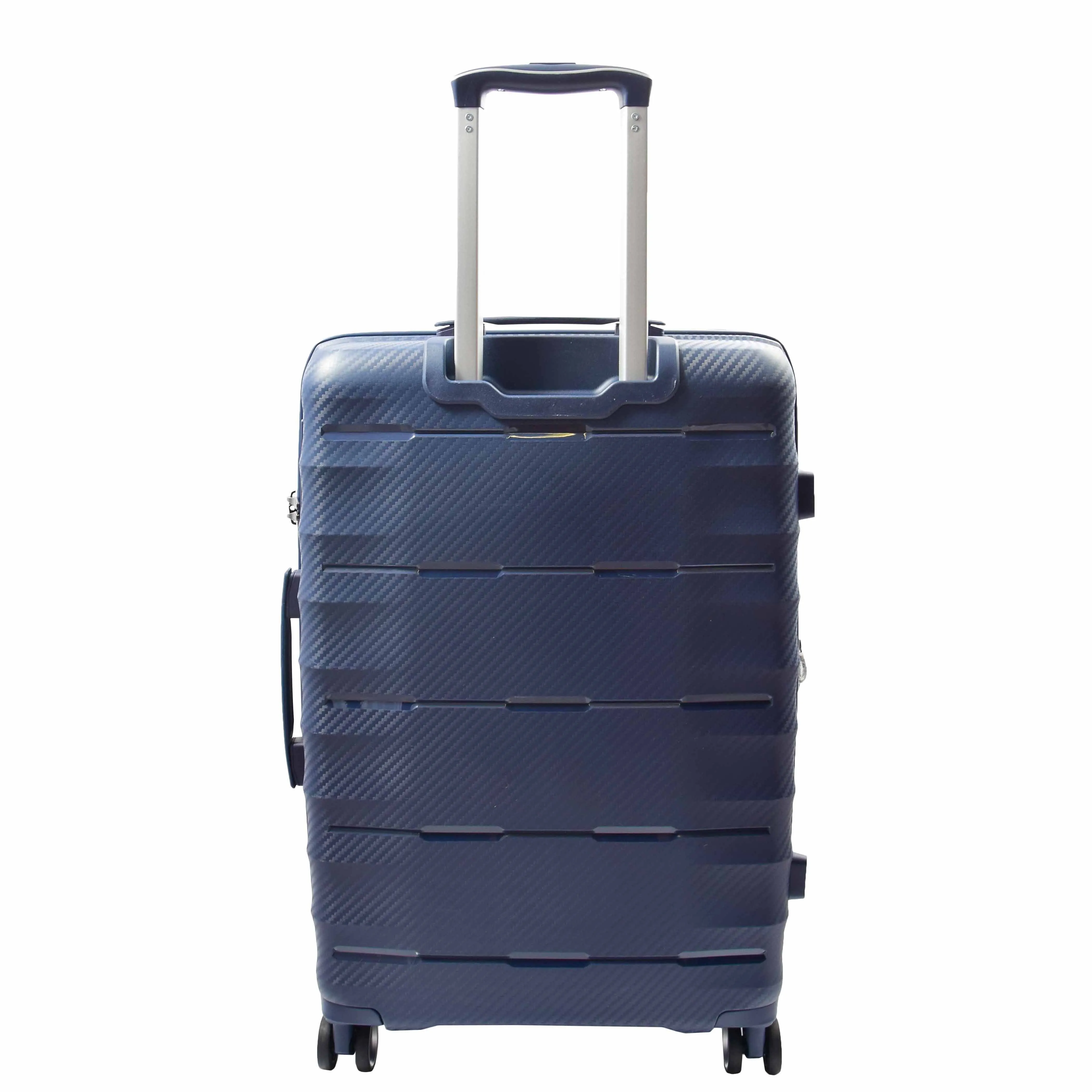 DR541 Expandable ABS Luggage With 8 Wheels Navy