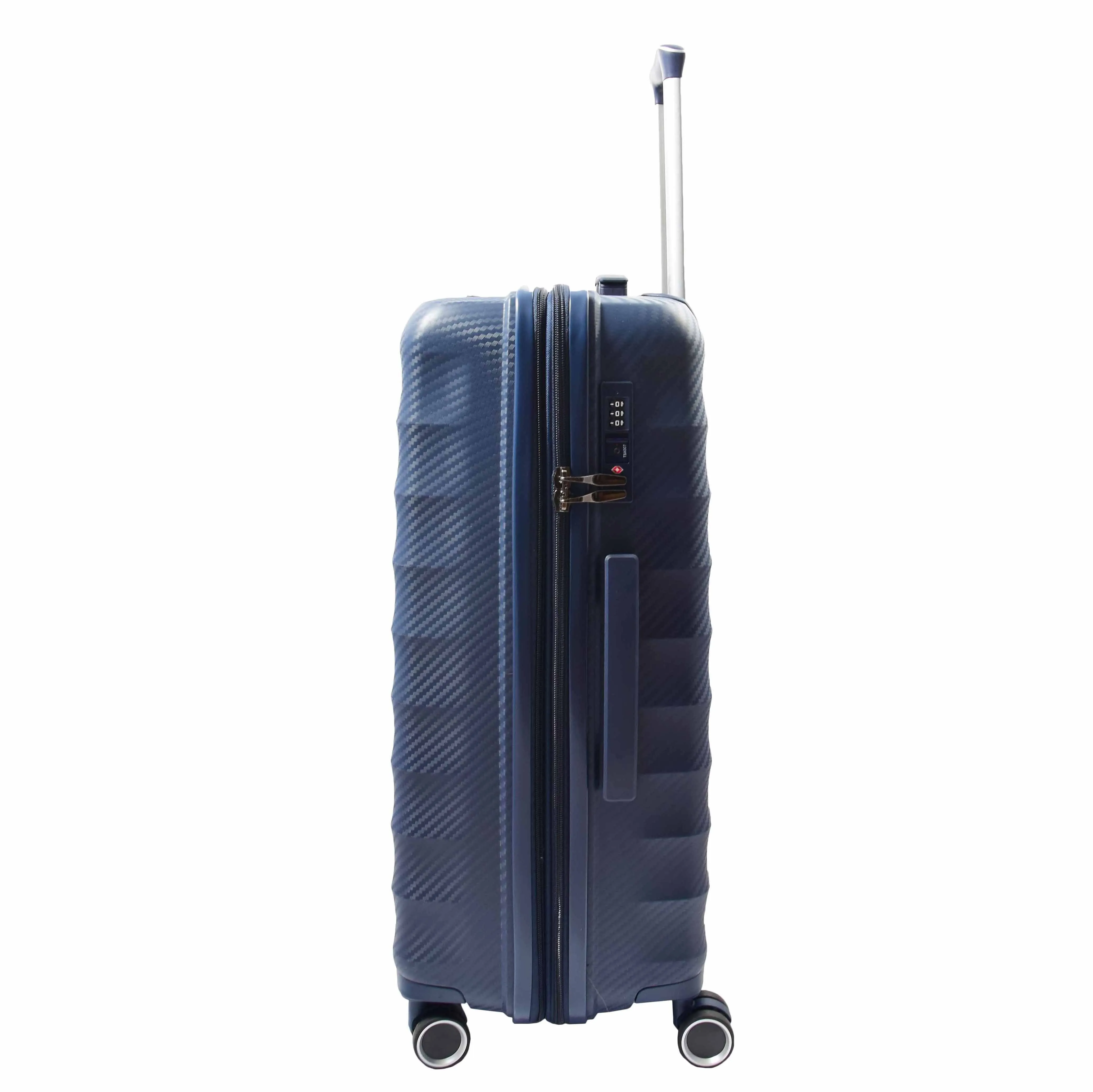 DR541 Expandable ABS Luggage With 8 Wheels Navy