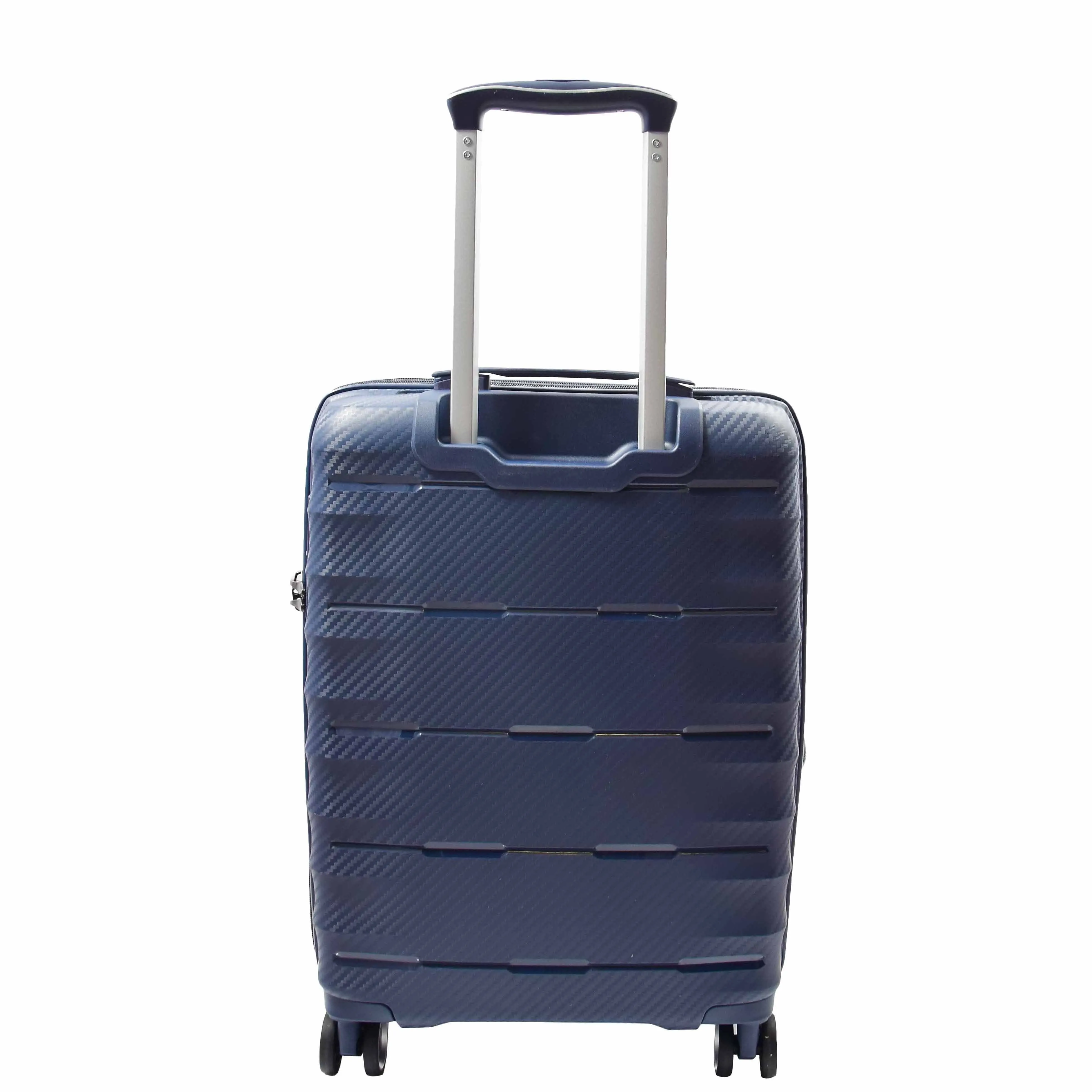 DR541 Expandable ABS Luggage With 8 Wheels Navy
