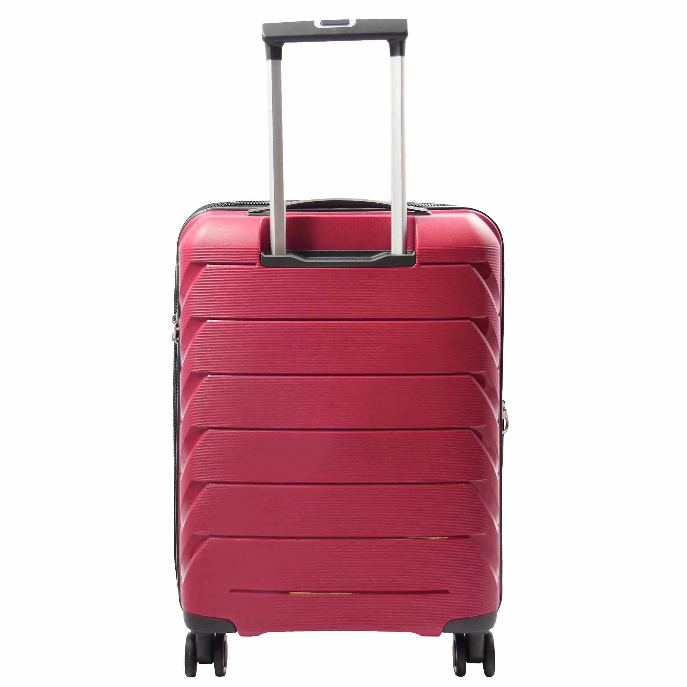 DR553 Expandable Hard Shell Luggage With 8 Spinner Wheels Burgundy