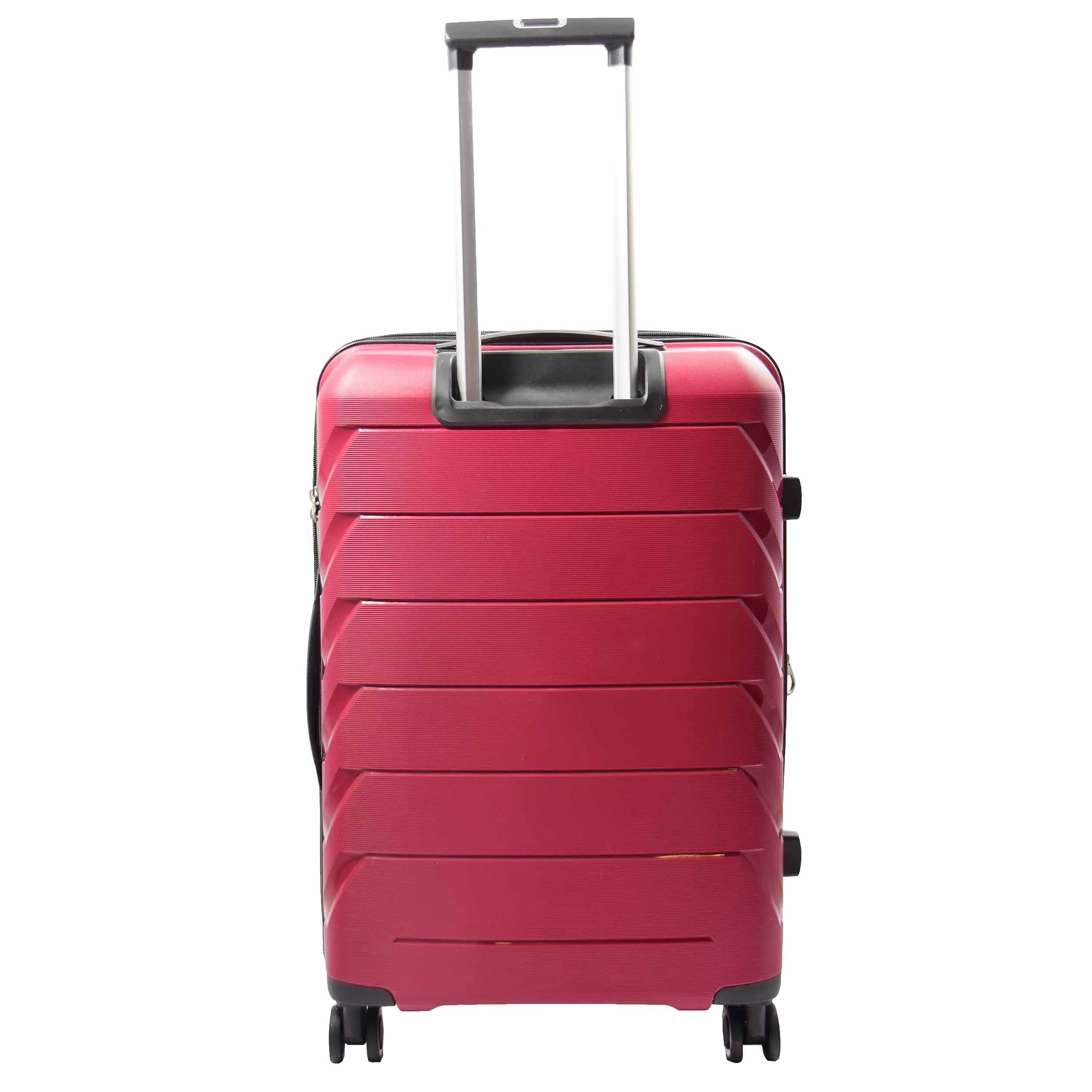 DR553 Expandable Hard Shell Luggage With 8 Spinner Wheels Burgundy