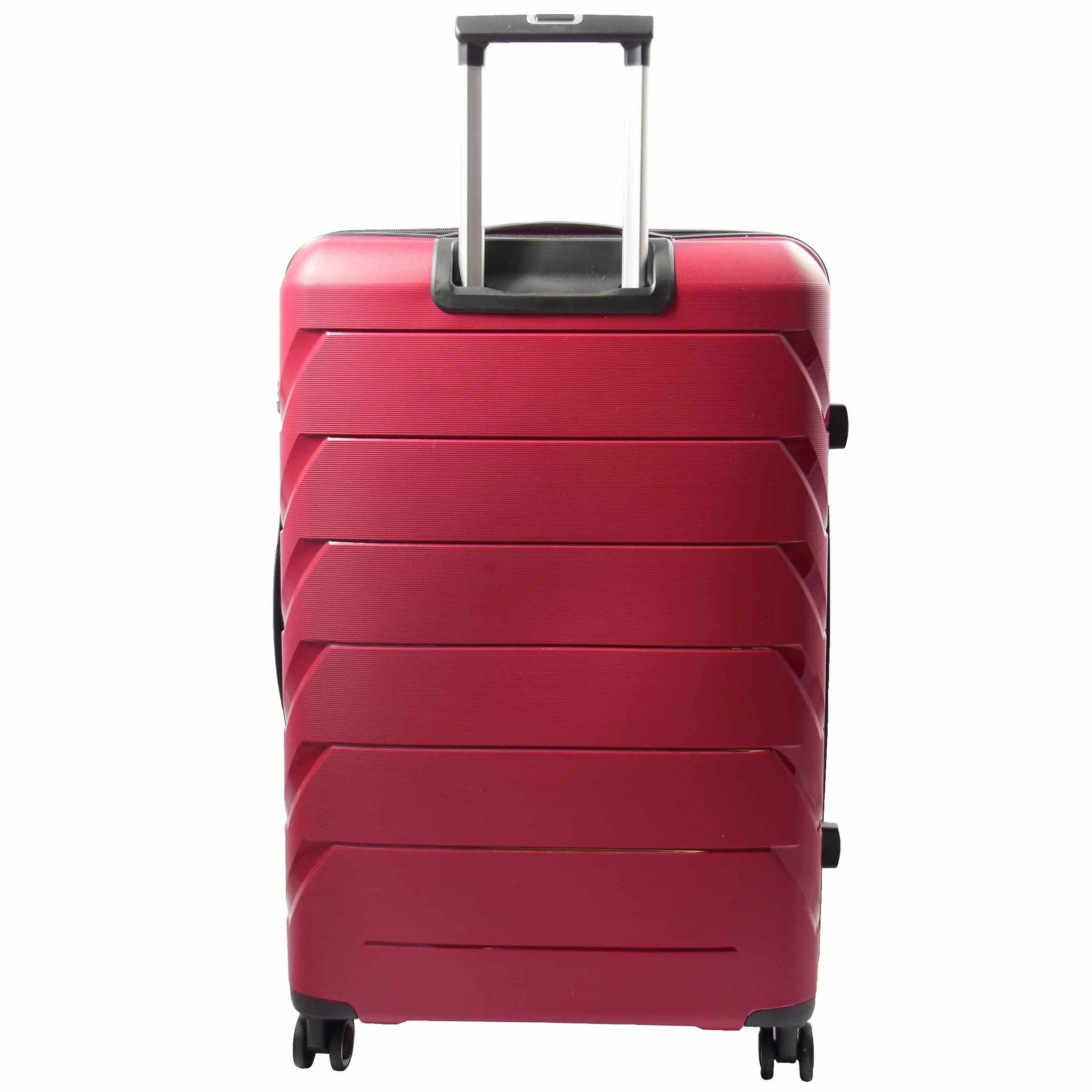 DR553 Expandable Hard Shell Luggage With 8 Spinner Wheels Burgundy