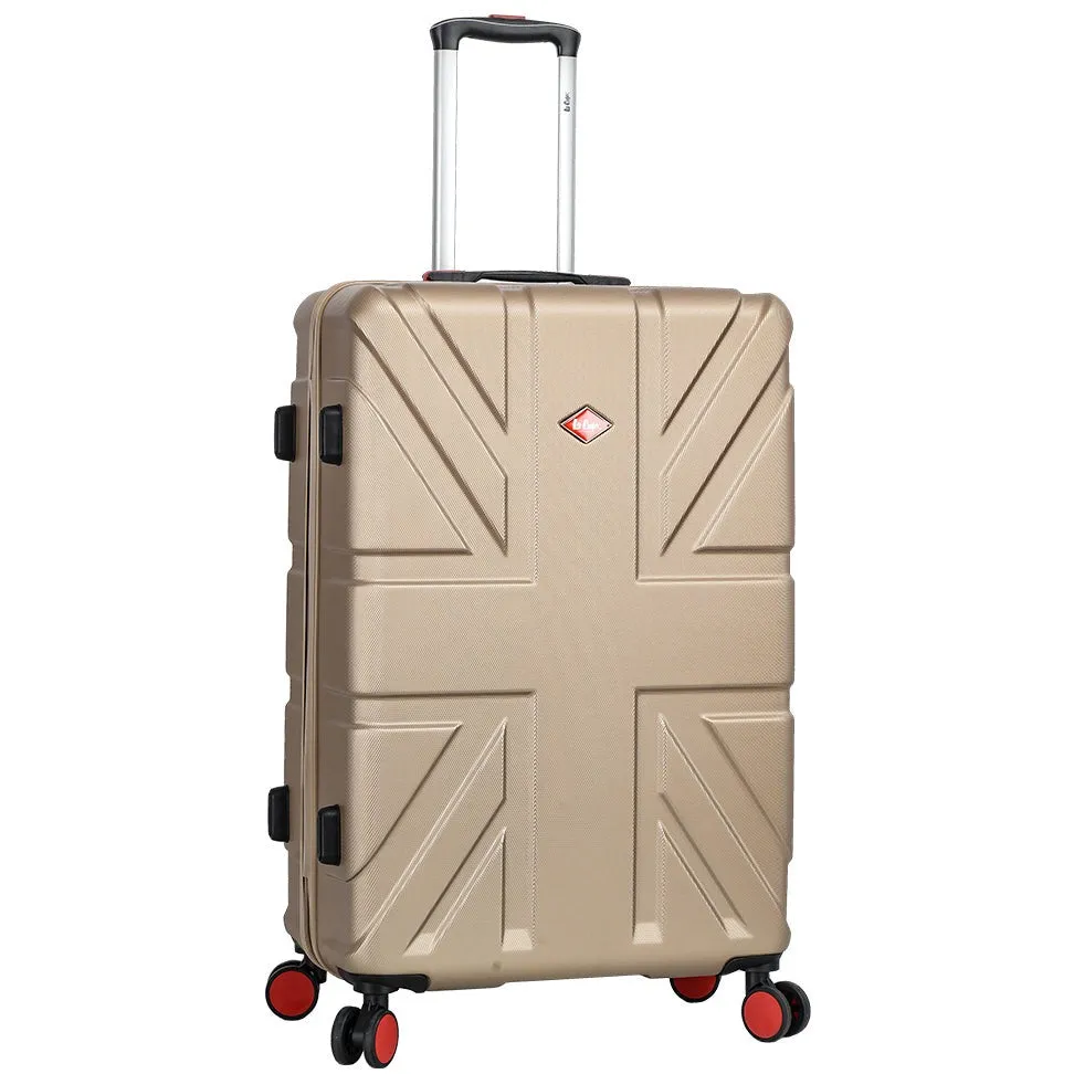 DR631 Hard Shell Four Spinner Wheeled Travel Suitcases Taupe