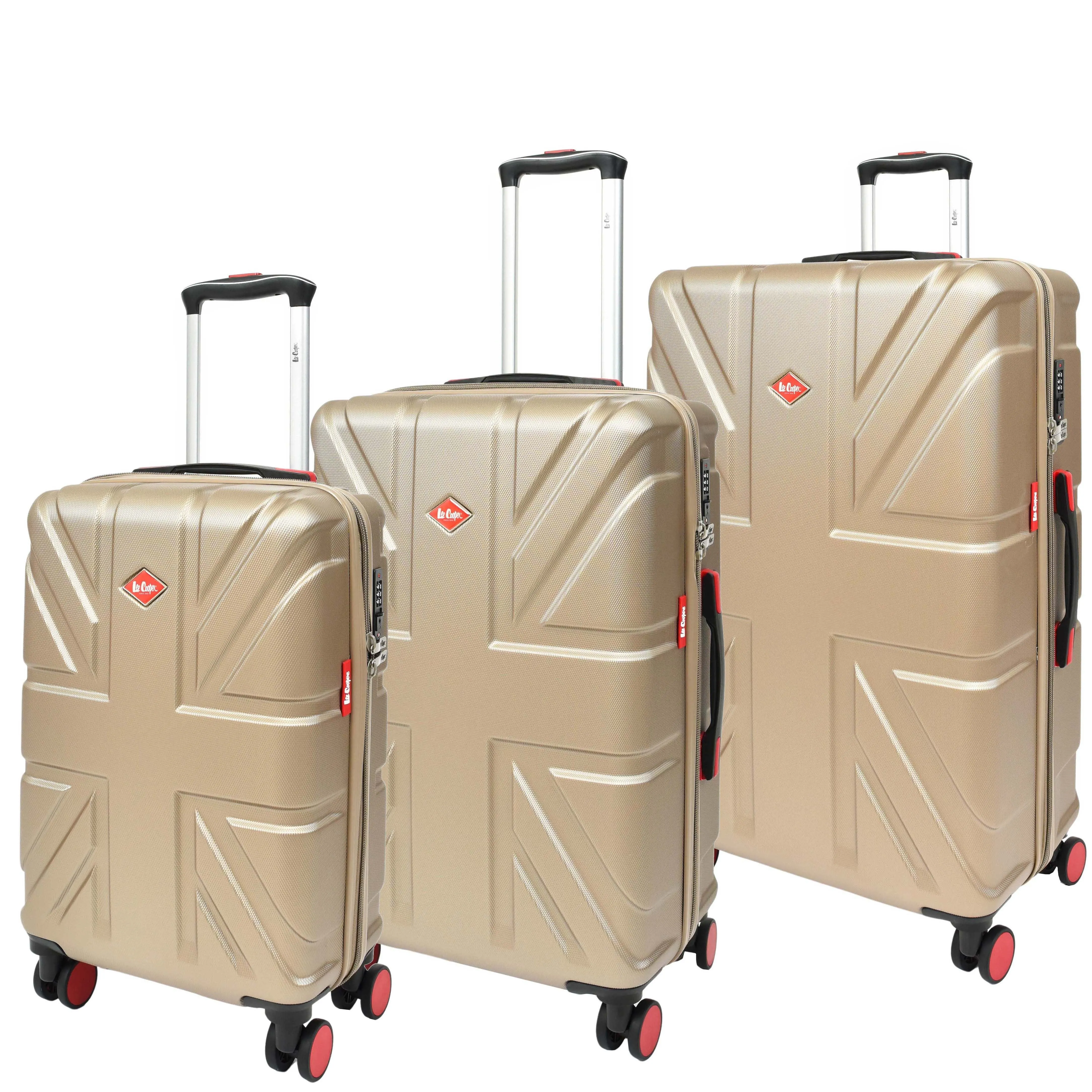 DR631 Hard Shell Four Spinner Wheeled Travel Suitcases Taupe