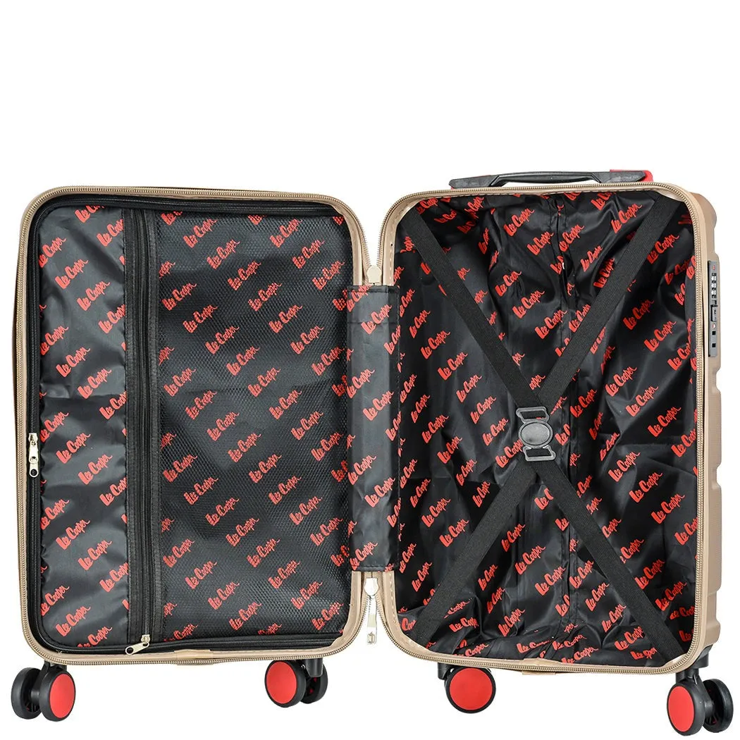 DR631 Hard Shell Four Spinner Wheeled Travel Suitcases Taupe