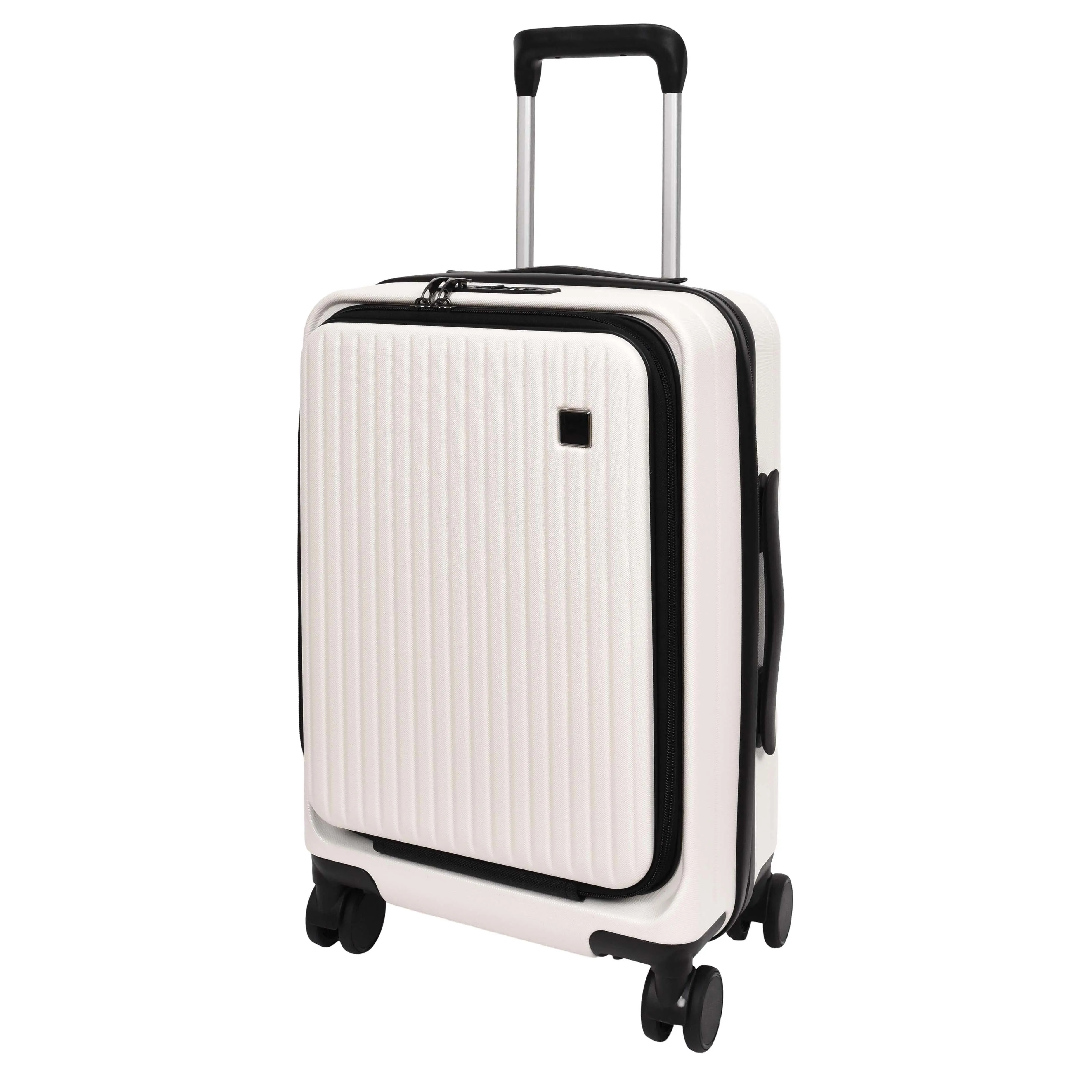 DR692 Four Wheel Suitcase Hard Shell Luggage White