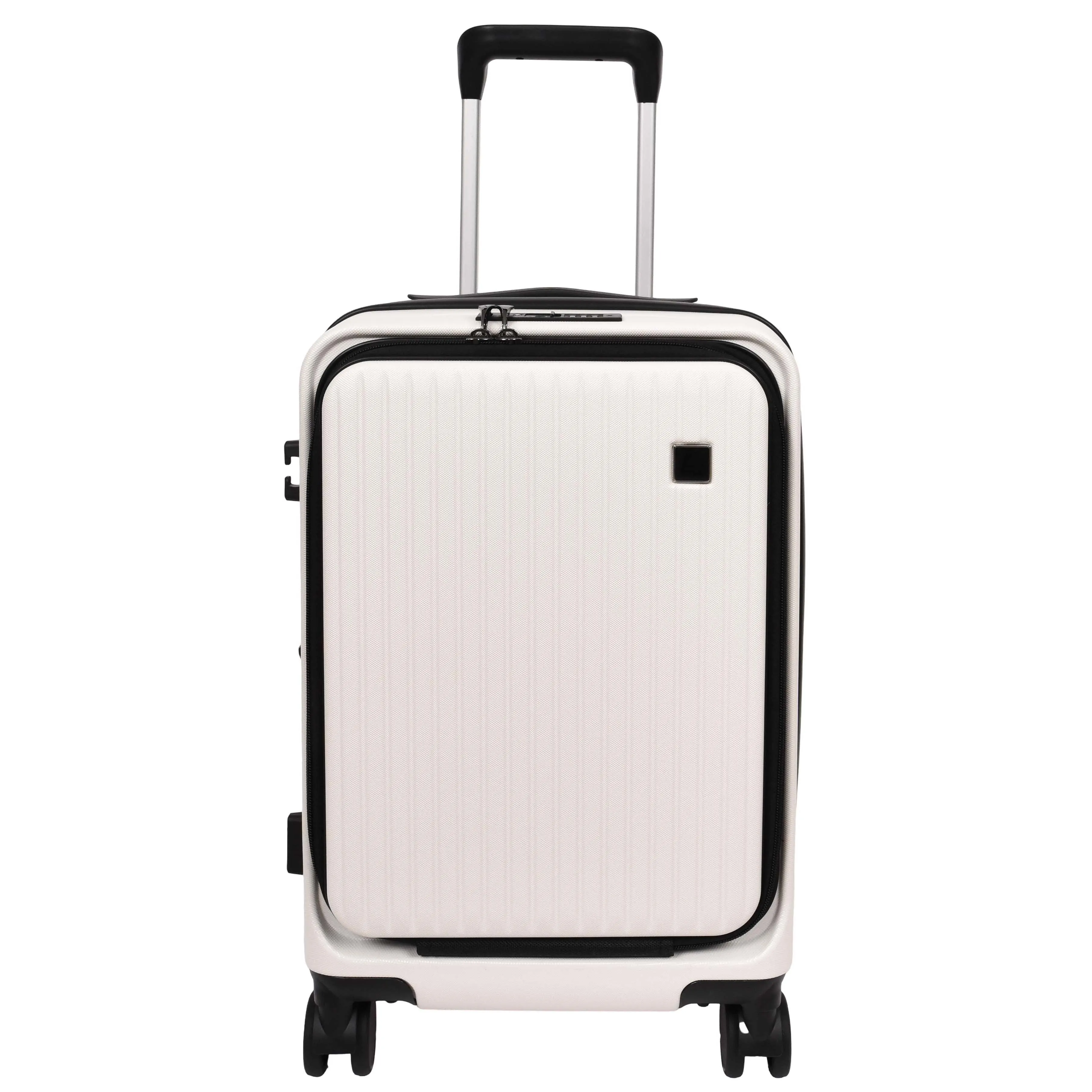 DR692 Four Wheel Suitcase Hard Shell Luggage White
