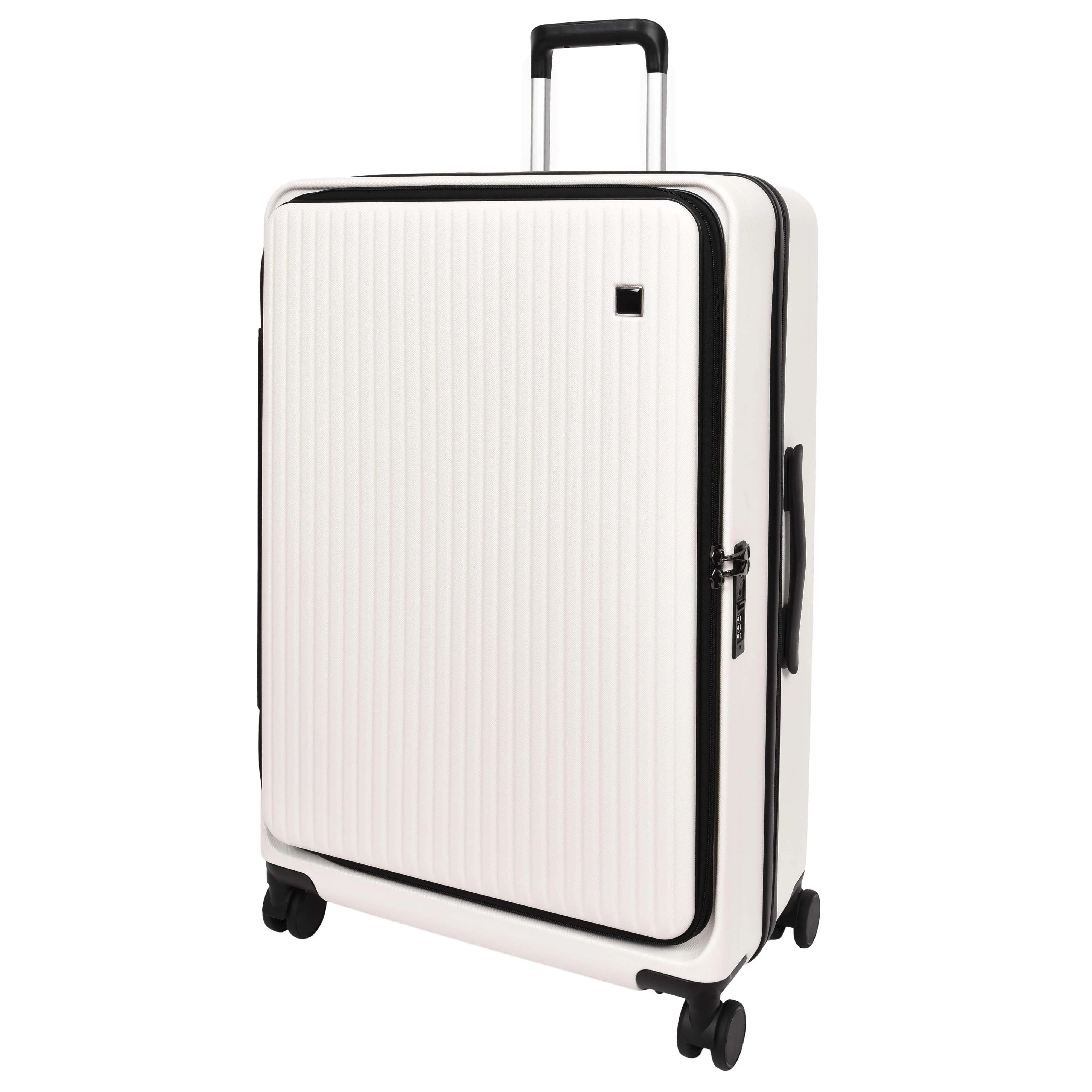 DR692 Four Wheel Suitcase Hard Shell Luggage White