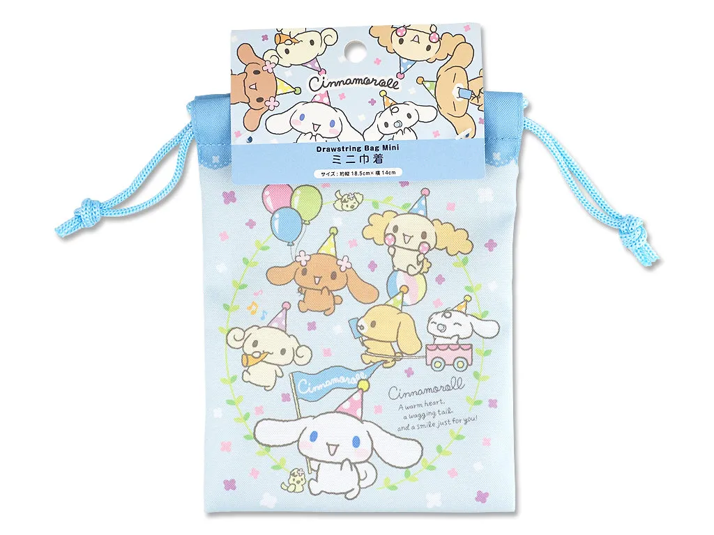 Drawstring bag mini Cinnamoroll Parade