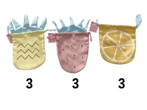 Drawstring Pouch-Fruit-
