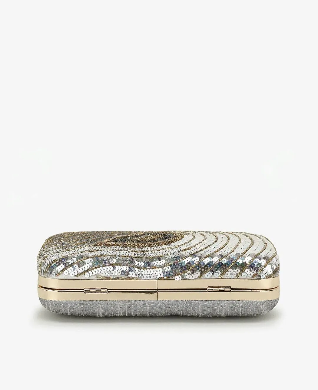 Dual-Toned Embelished Clutch