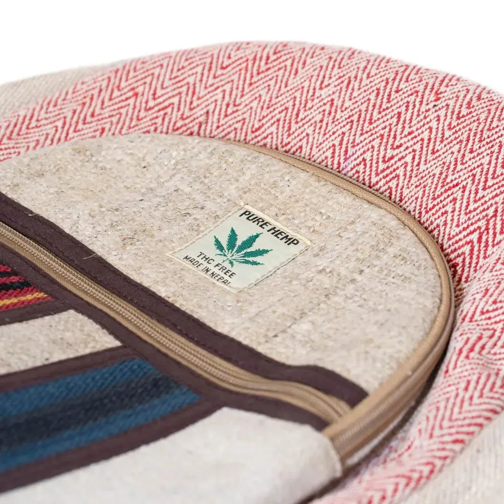 Earthly Essence Hemp and Patchwork Backpack