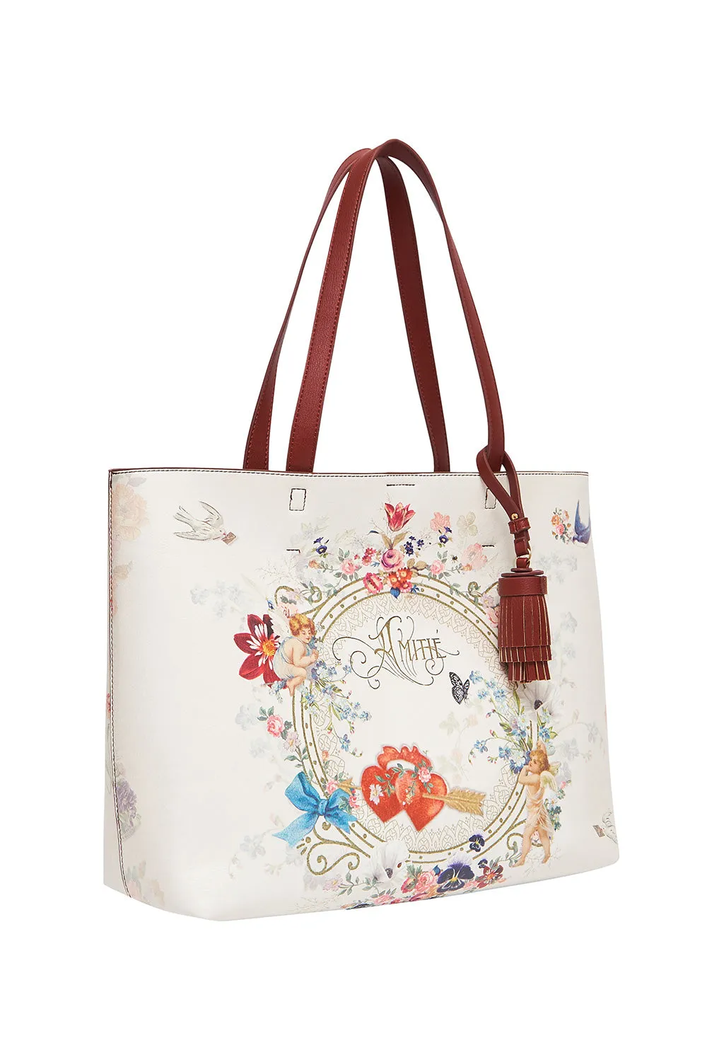 EAST WEST TOTE JARDIN POSTCARDS