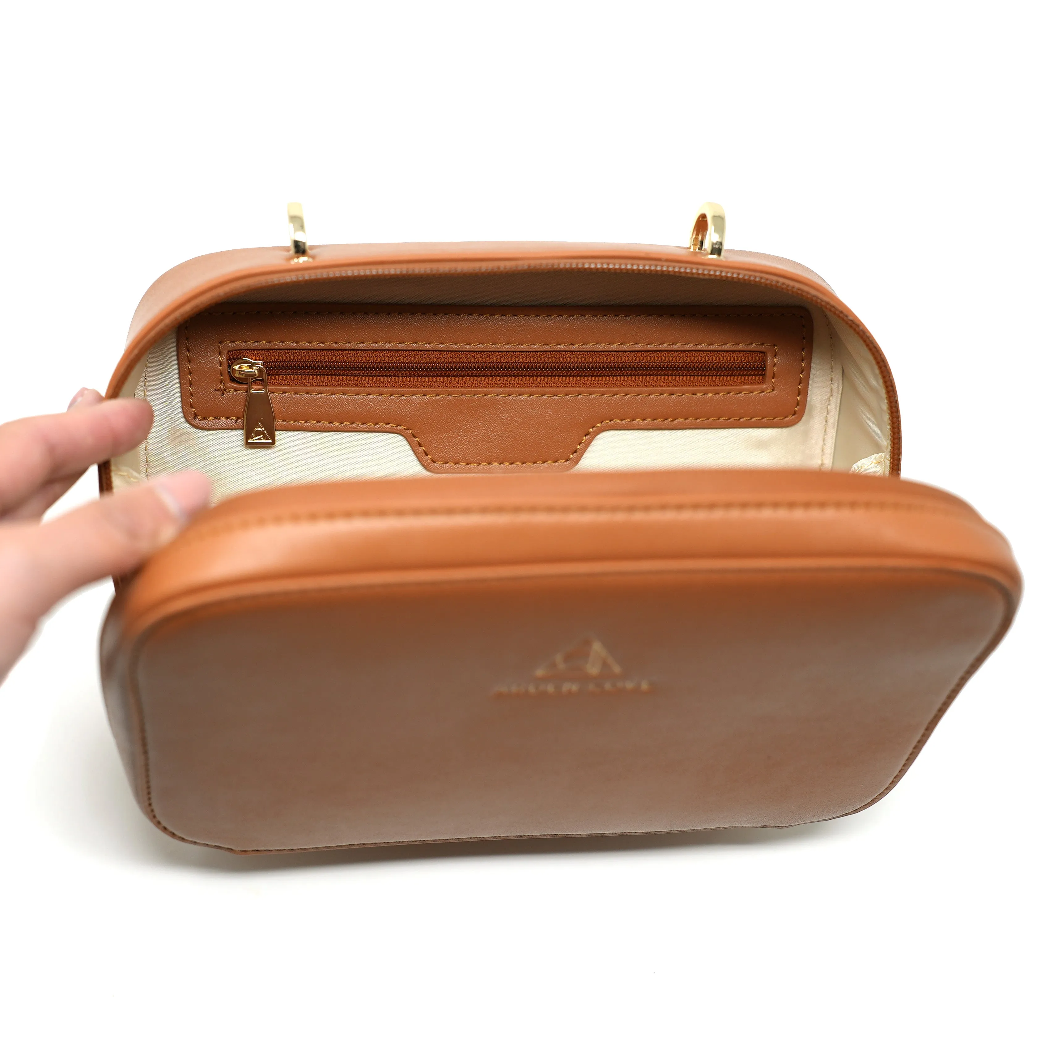 Elise Crossbody with Locking Clasps Strap
