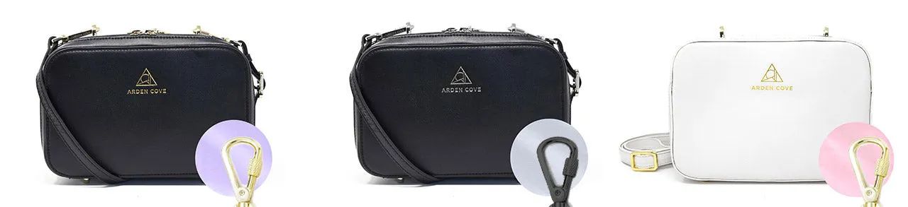 Elise Crossbody with Locking Clasps Strap