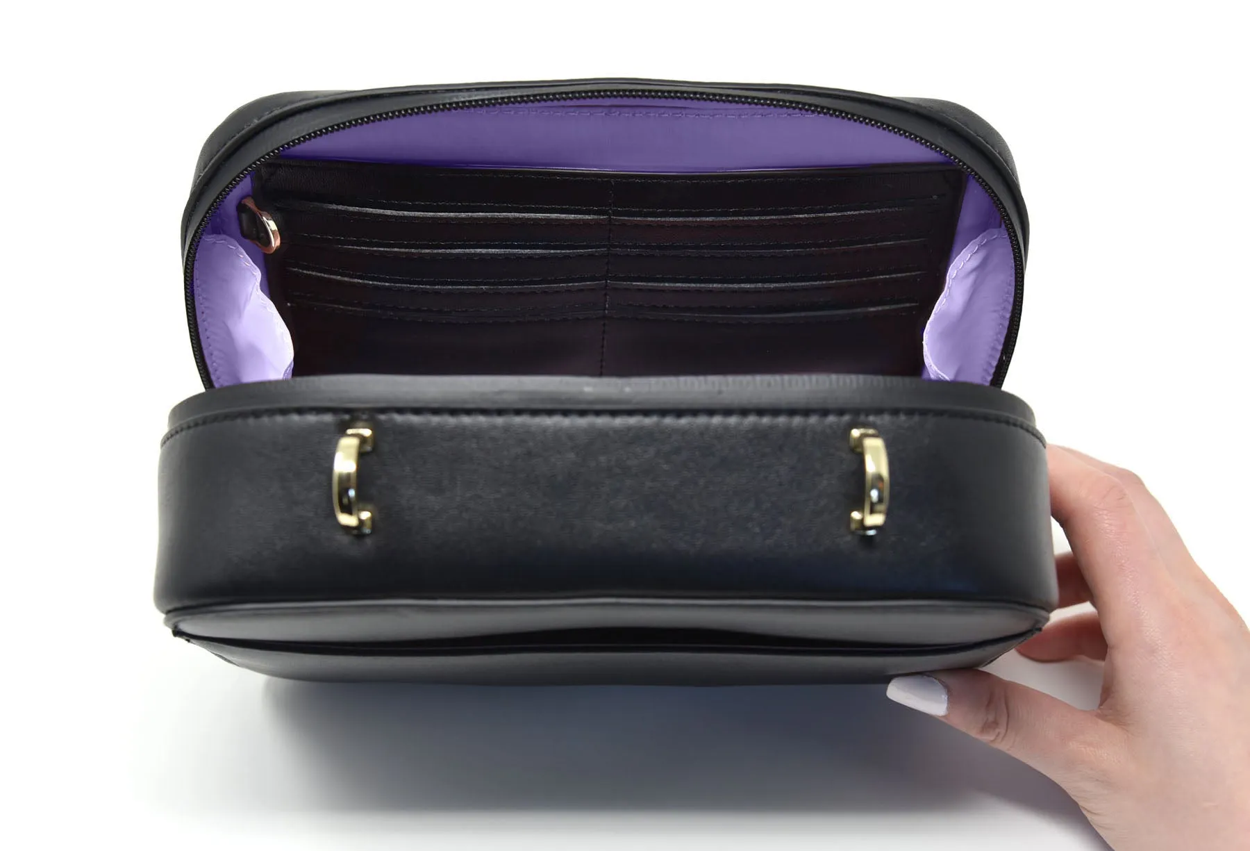 Elise Crossbody with Locking Clasps Strap