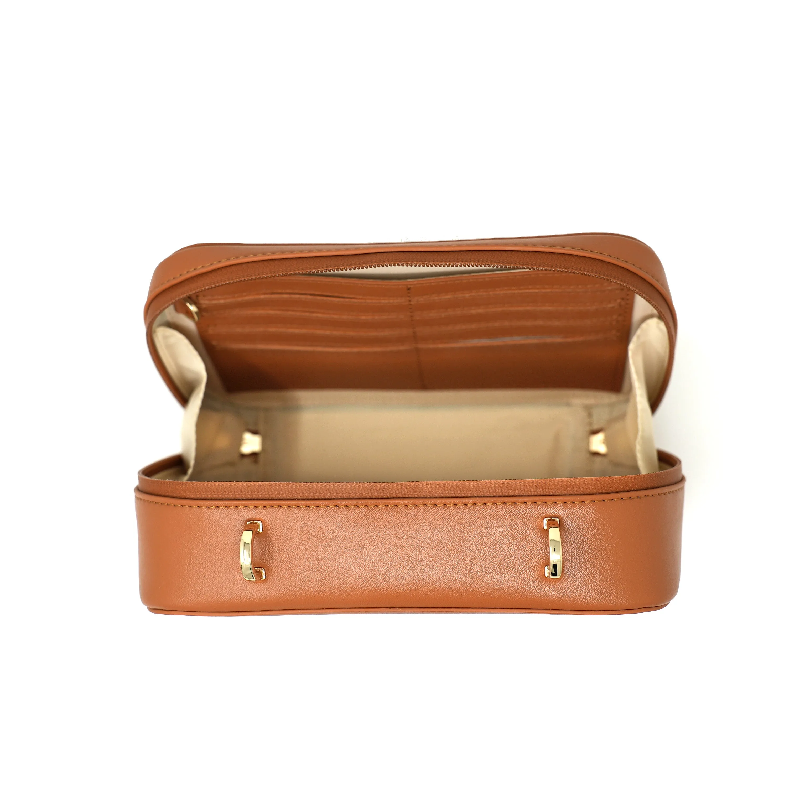 Elise Crossbody with Locking Clasps Strap