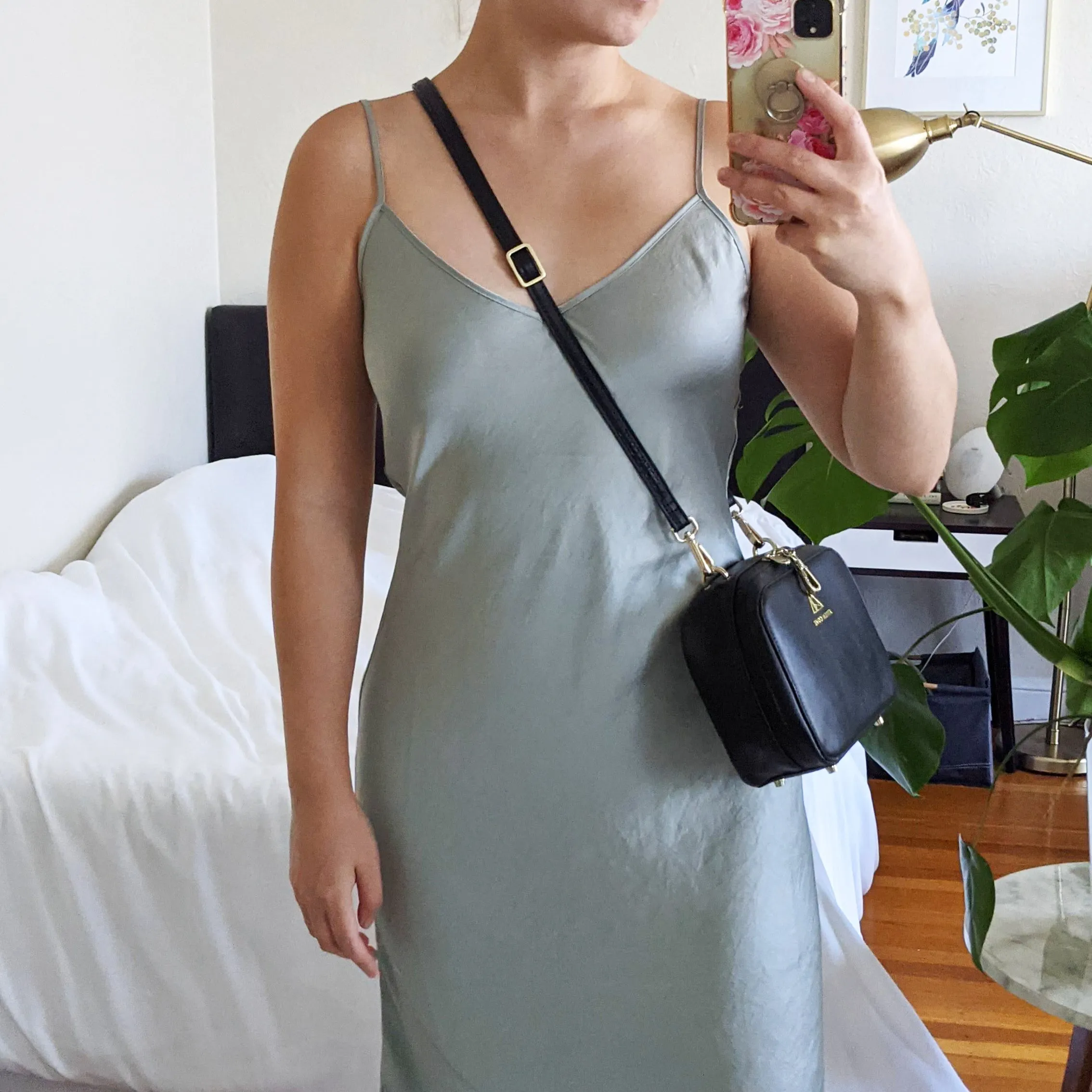 Elise Crossbody with Locking Clasps Strap