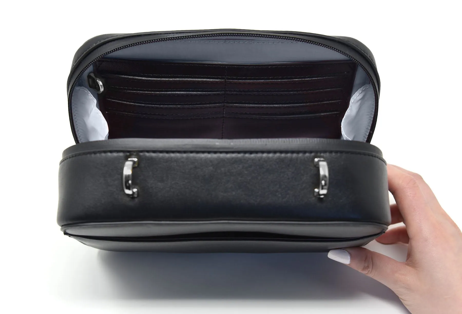 Elise Crossbody with Locking Clasps Strap