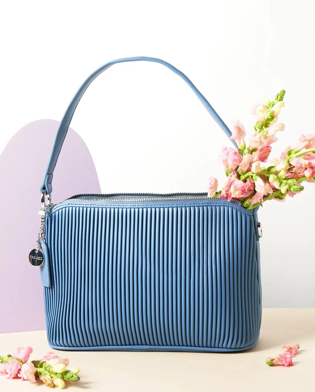 Ella Shoulder Bage Large - Muted Blue
