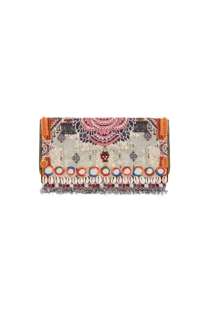 EMBELLISHED CLUTCH THE CARAVAN