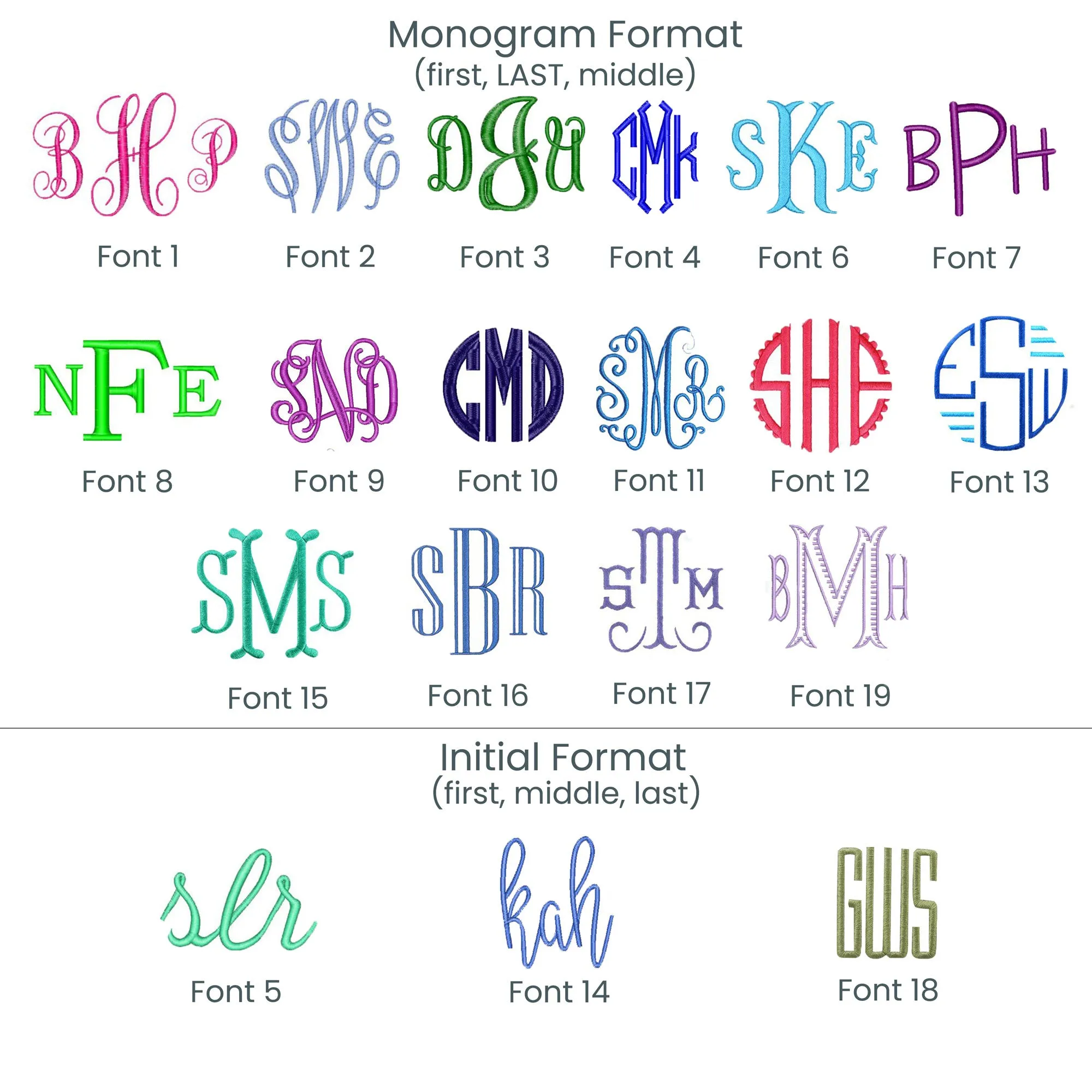 Embroidered Monogram Kids Seersucker Backpack