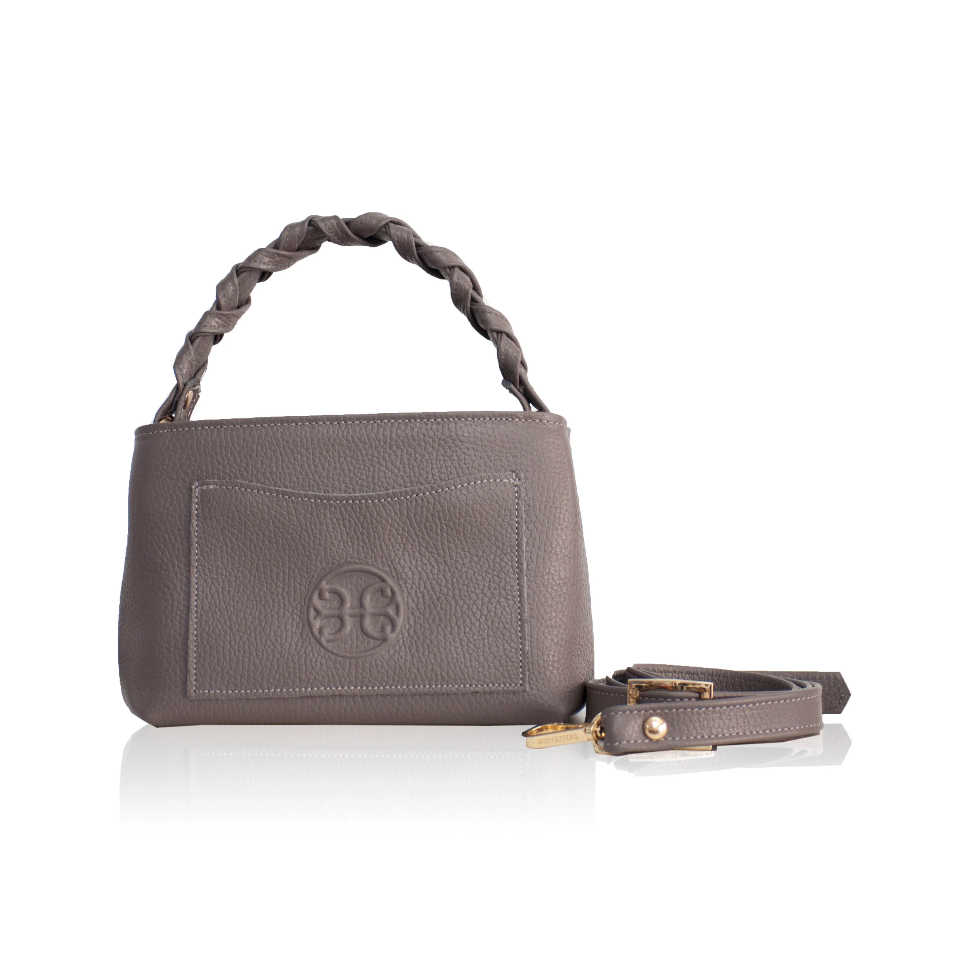 Emily 20 Leather Handbag- Ash