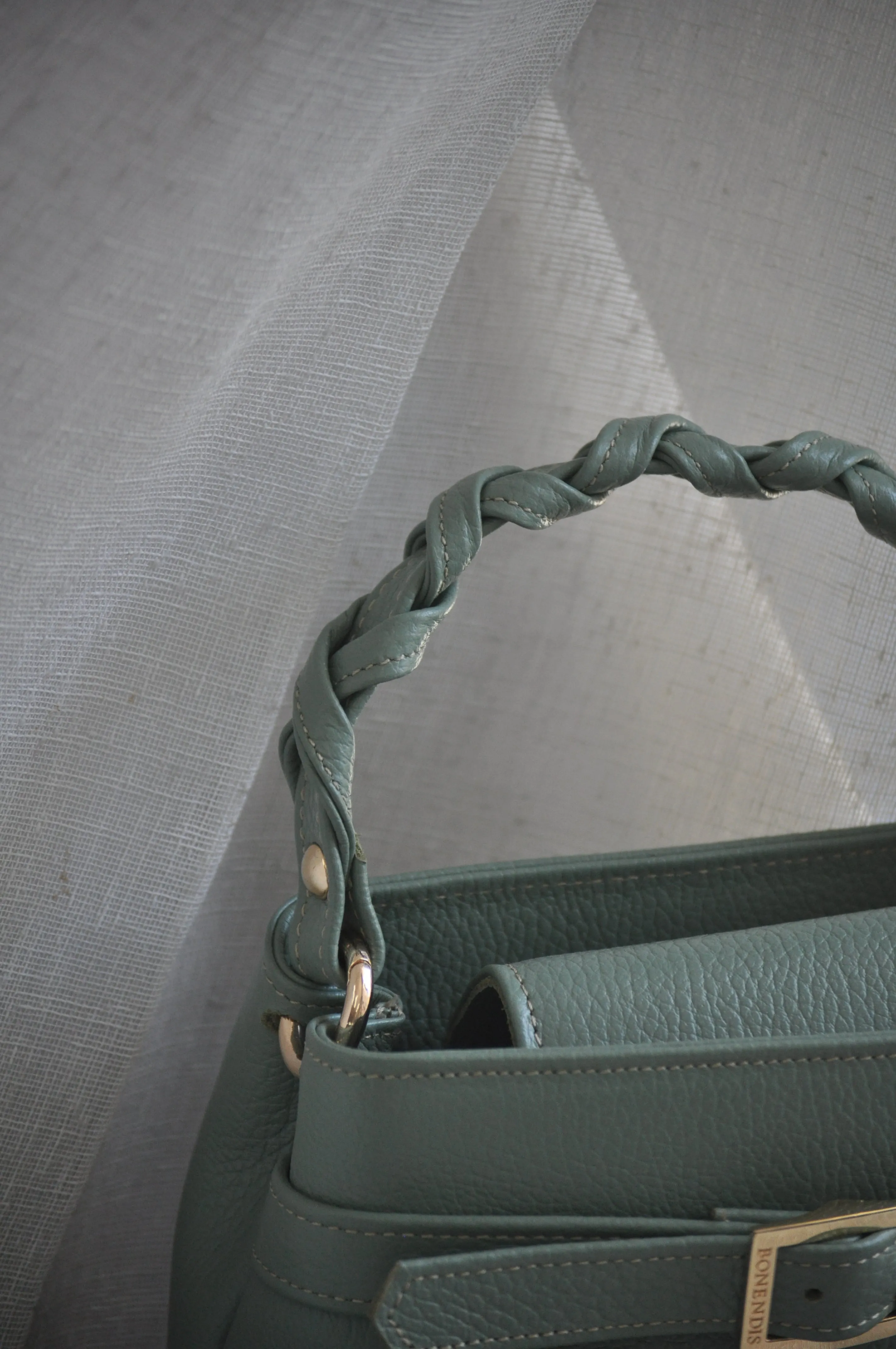 Emily 20 Leather Handbag- Sage