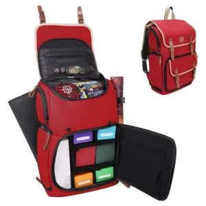 Enhance: Designer Edition Card Storage Backpack - Red