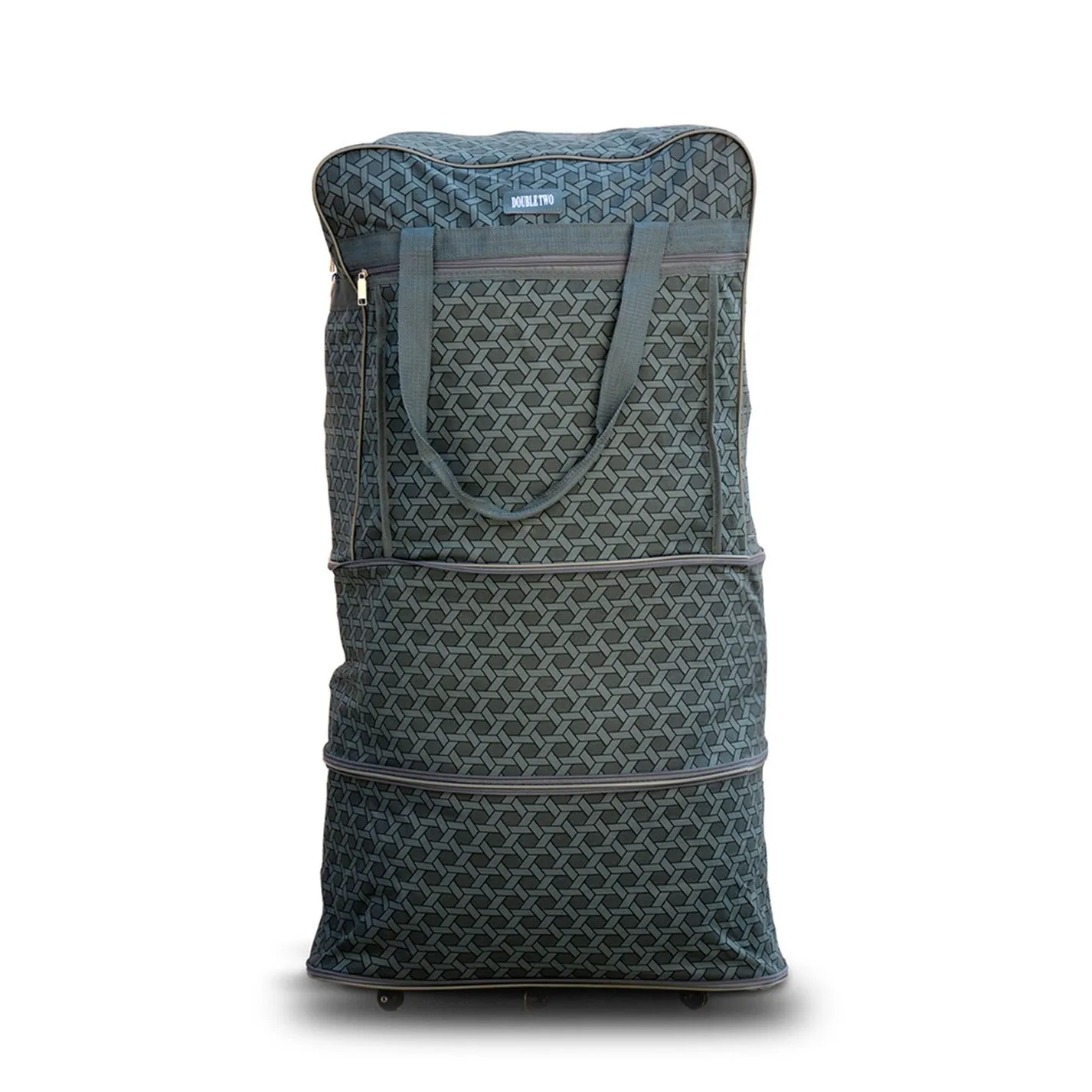 Expandable Foldable Lightweight Travel Duffel Mesh Wheel Bag | Rolling Storage Bag