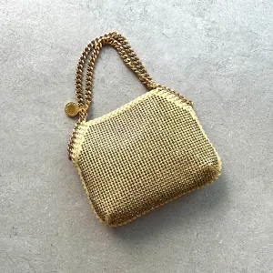 Falabella Evening Bag Hotfix Mirror, Gold