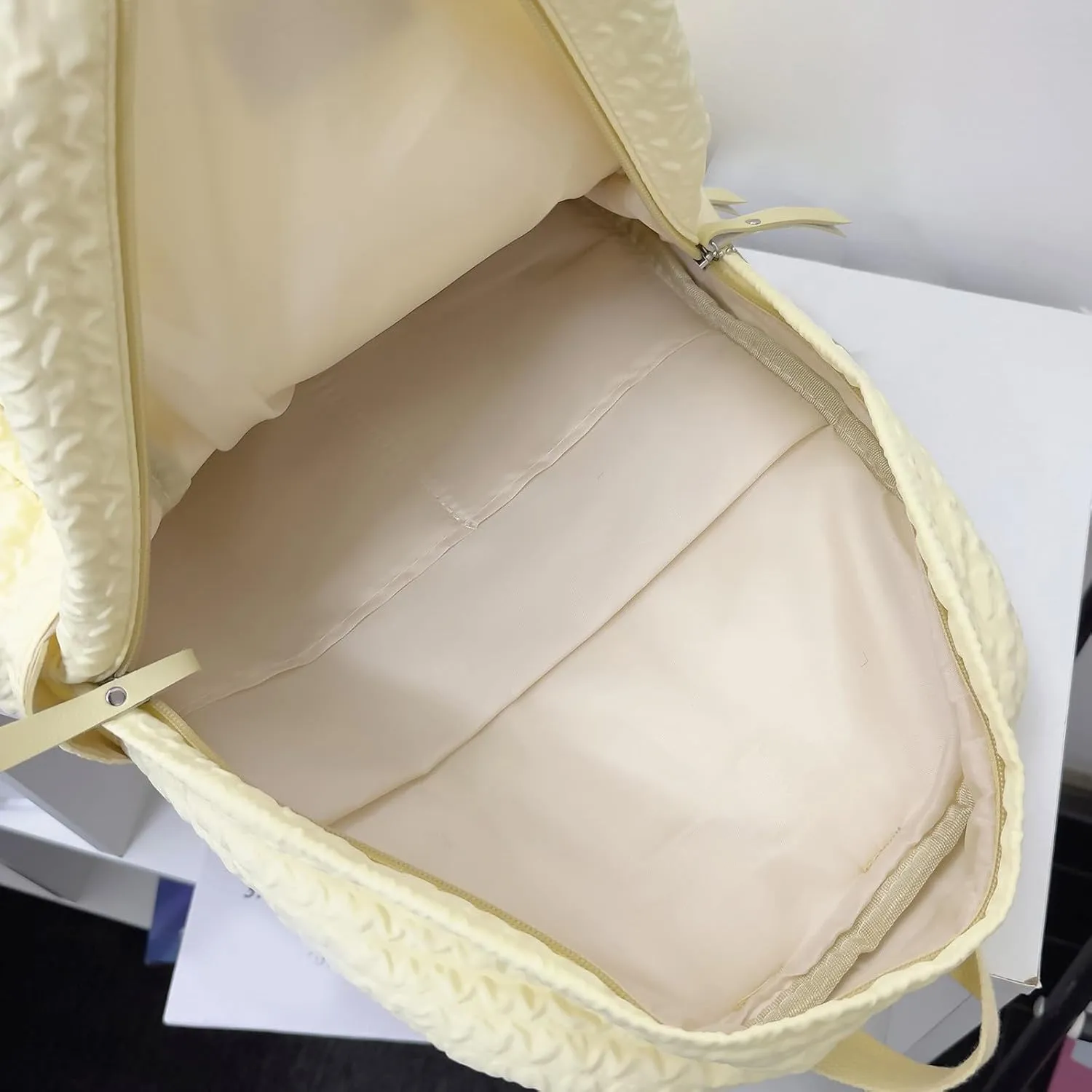 Fashion Cloth Canvas Backpack for Women Waterproof Nylon Anti-Theft Rucksack Fashion Bags for Travel Work Gift(Blue)